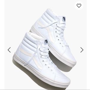 White High Top Vans